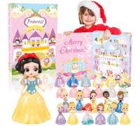 Calendrier de l'Avent Princesse 2025 pour Enfants, 24 Jours de Compte à Rebours pour Noël, Calendrier de l'Avent Princesse 2025 avec 24 Jours de Surprises pour les Cadeaux de Noël