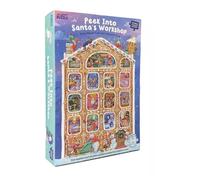 Calendrier de l'Avent - PROFESSOR PUZZLE - L'atelier du Père Noël - 24 puzzles - 20 pièces chacun - Mixte