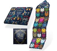 Calendrier de l'avent Pukka 2024 Noël 24 sachets thé noir, thé vert et infusions biologiques 100% bio citron gingembre menthe fête