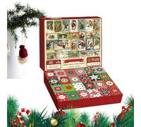 Calendrier de l'Avent Puzzle 2025 - Compte à rebours de Noël 24 jours | Noël 1008 pièces pour familles | Cadeau de Noël pour, adolescents et adultes