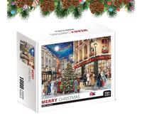 Calendrier De L'Avent Puzzle Noël,Puzzle Noël - Compte À Rebours Pour Le Vintage Jigsaw,Chaque Jour Décembre Vacances D'hiver 1000 Pièces P