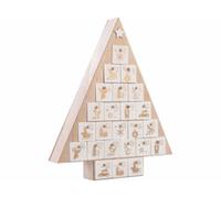 Calendrier de l'Avent réutilisable en bois - "Sapin de Noël" Infactory