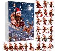 Calendrier de l'Avent Singe 2025, Calendrier de Noël, Compte à rebours de
