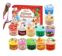 Calendrier De L'Avent Slime 2025-24 Jours Calendrier De L'Advent Toddler | Ensemble À Rebours De Vacances Pour | Countdown Calendar Sludge Toy, Cadeaux De Noël Pour Les Festival Favo