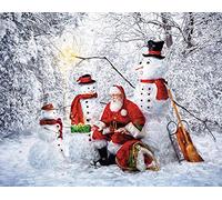 Calendrier de l'Avent Snowy Friends (compte à rebours jusqu'à Noël) avec photos de vacances Vermont Christmas Company