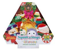 Squish-a-longs Calendrier de l'Avent Fêtes 2026 - Comprend 24 Mini-Squish | 24 mini-squishies de 2,5 cm - collectionnez, échangez et jouez.