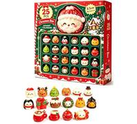 Calendrier de l'Avent Squishy 2026 24 Days Jouets Fidget Surprise,24 Days Adorable Mini Item Surprises mystère Christmas Party Favors Gift noel cadeau Jouet Squishy, Retour Lent