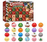 Calendrier de l'Avent Squishy 2026 24 Days Jouets Fidget Surprise,24 Days Adorable Mini Item Surprises mystère Christmas Party Favors Gift noel cadeau Jouet Squishy, Retour Lent