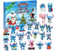 Calendrier de l'Avent Stitch 2025 -24 figurines de collection, calendrier de comptage de Noël et d'Halloween avec des
