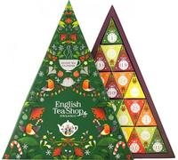 CALENDRIER DE L'AVENT (TEAS ET TEAS) PYRAMIDES(TRANGULAIRE VERTE - 13 épices) (25 x 2 g) 50 g - ENGLISH TEAHOUSE ORGANIC (SEASONAL PRODUCT)