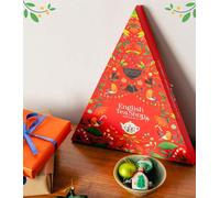 English Tea Shop - Calendrier de l'Avent Thés & Infusions bio Triangle rouge - 25 sachets de thé et infusions à déguster avant Noël - Idée cadeau Noël femme ou homme
