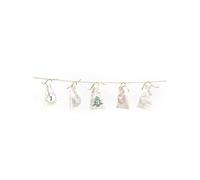 Calendrier de l'avent tissu - - Blanc - Tissu