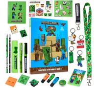 Calendrier de l'Avent - TWINBIRD - Creeper - 24 surprises - Papeterie et accessoires - Bleu/Vert