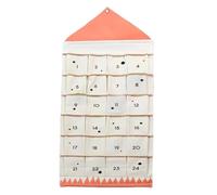 Calendrier De L'avent Vide À Remplir, Calendrier Avent Tissu A Remplir, Sac De Rangement Mural Avce 24 Poches, Pochette Calendrier De L'avent Tissu, Pochette Noel para Organisateur Cuisine O Bain
