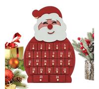 Calendrier de l'Avent vide Décoration de Noël avec 24 Tiroirs de Rangement | Décorations du Compte à Rebours de Noël pour Ados Adultes Maison Bureau Table Cheminée