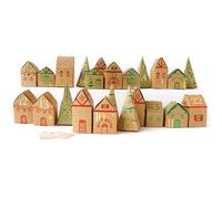 Graine créative – Kit Calendrier de l'Avent Village Kraft métallisé Beige