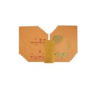 calendrier de l'avent village kraft metalise