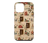Calendrier de l'Avent Vintage Chocolat Coque pour iPhone 12 Pro Max