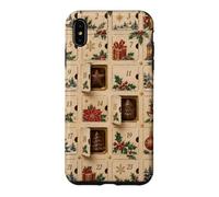 Calendrier de l'Avent Vintage Chocolat Coque pour iPhone XS Max