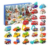 Calendrier de L'avent Voiture, Calendrier de L'avent 2025 Enfant Garcon avec 24 Jouet Car Calendrier Avent, Calendrier de l Avent Cars pour Garçon Enfant 3 4 5 6 7 8 9 Ans