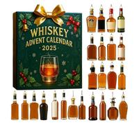 Calendrier de L'Avent Whisky,DéCorations de NoëL,2025 Whisky Advent Calendar, calendrier de l'avent biere,24 Bouteilles de BièRe,Peuvent êTre UtiliséEs pour Le Compte à Rebours Des FêTes Et Les Cadeau