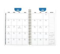 Calendrier de lecture sur 5 ans - Agenda annuel 2027-2031 | Carnet de notes avec couverture à thème pour l'école, la maison, le travail, les vacances, la planification des rendez-vous