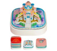 Calendrier de l'horloge - 2026 Château de conte de fées 3D Décoration de la maison | Cahier de bureau en papier Décorations - pour Noël Anniversaire Ménage Parents Salle d'étude Bureau Table Bureau