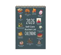 Calendrier De Liste De Seaux, Placement Polyvalent, 28,5 X 21 Cm, Planificateur Mural 2026, Affiche De Calendrier De Janvier À Décembre, Inspiration De Réflexion Quotidienne, Pour Cuisine, Salle À Man