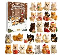 Calendrier de Noël 2025, motif chien pour, 2D Flat Acrylic Ornement for Men Women Girls Youth Teens Wife Husband Son Daughter Family Friends
