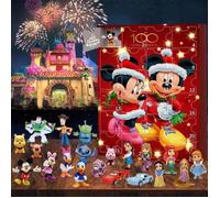 Calendrier de Noël 2025 Stitch Toy Story Princess Mickey - Calendrier Compteur avec Mini Figurines de Collection