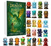 Calendrier de Noël - Calendrier de compte à rebours des fêtes, affichage interactif de l'Avent, organisateur de fête robuste | Charmante œuvre d'art saisonnière avec des chocolats surprises, jouets po