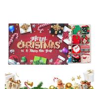 Calendrier de Noël Chaussettes de l'Avent 24 jours Compte à rebours jusqu'à Noël