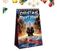 Calendrier de Noël compte à rebours - Décoration de compte à rebours de Noël, panneau décoratif de 100 jours pour fêtes saisonnières, décorations d'Halloween, Pâques, Saint-Valentin, thèmes des