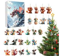 Calendrier de Noël, pendentif plat pour sapin de Noël, calendrier de l'Avent, décoration d'arbre de Noël, cadeau pour chaussette de Noël, fête, petit cadeau, dortoir, chambre à coucher, cheminée