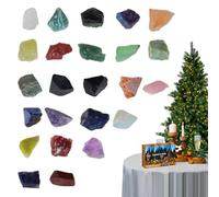 Calendrier de Noël Rock Advent,24 jours à collectionner, géographie nationale - pour anniversaire, garçons et filles, amoureux de la nature, explorateur, voyageur, armoire de bureau