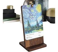 Calendrier de peinture à l'huile - Petit calendrier de bureau, calenndar de table, planificateur annuel pour planifier l'organisation du lieu de travail, l'école | Table pour la maison, les amis, la