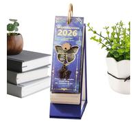 Calendrier de peinture à l'huile vintage - 2026 de bureau à sens, planificateur artistique, organisateur de planning de bureau | Affichage de conception de peinture à l'huile exquise, pour salo