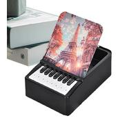 Calendrier de piano | Calendrier de table pour piano avec doigts jouable avec 32 chansons célèbres | Calendrier mensuel créatif pour les mélomanes | Mobilier esthétique de la pièce