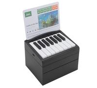 Calendrier de Piano, Mini Calendrier de Bureau de Piano avec 52 Cartes hebdomadaires de partitions de Musique, Volume Ajustable et Rechargeable par USB, Calendrier pour Jouable
