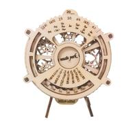 Calendrier de puzzle en bois - Puzzle 3D en bois pour - Jouet éducatif créatif - Calendrier interactif pour favoriser la dextérité manuelle, la motricité fine, l'éducation de la petite enfance