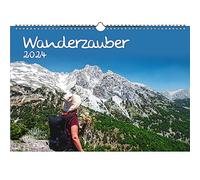 Calendrier de randonnée A3 pour 2024 montagnes et randonnées - Sorts d'âme