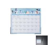 Calendrier de réfrigérateur 2026-2027 - Planification et organisation | Calendrier mensuel avec aimants pour une organisation facile de la maison, du salon, de la salle d'étude, du bureau