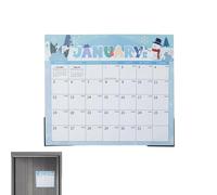 Calendrier De Réfrigérateur 2026-2027 - Tableau De Calendrier Mensuel Magnétique, Tableau De Rappel De Planification À Long Terme | Outil D'organisation De -huit Mois, Système Pratique De Suivi Des