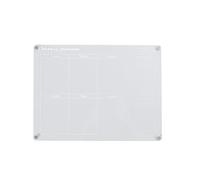 Calendrier de réfrigérateur magnétique réutilisable en acrylique pour la cuisine, la maison et le travail (Hebdomadaire)