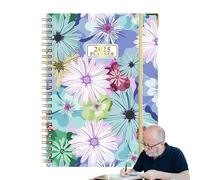 Calendrier de rendez-vous 2025 - Planificateur hebdomadaire - Livre de calendrier journalier 2025 avec imprimé floral | Janvier 2025 - Décembre 2025, Planificateur 12 mois, Planificateur quotidien à