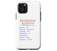 Calendrier de Retraite | Cadeau Amusant pour la Retraite ou la Retraite Coque pour iPhone 11 Pro