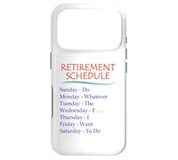 Calendrier de Retraite | Cadeau Amusant pour la Retraite ou la Retraite Coque pour iPhone 17 Pro