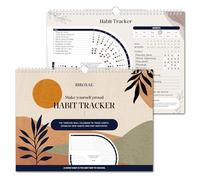 Calendrier de suivi des habitudes (orange)