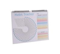 Calendrier de suivi des habitudes, planificateur de vie, gestion efficace du temps, organiseurs d'objectifs quotidiens pour l'amélioration des habitudes colorées, calendrier de vie avec reliure pour
