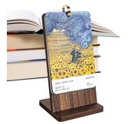 Calendrier de table - 10,5 x 20 cm Calendrier de bureau de planificateur de peinture à l'huile, calendriers de bureau mensuels pour l'organisation de l'école pour la planification du travail